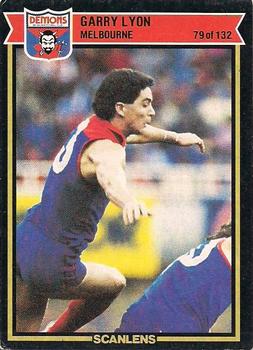 1987 Scanlens VFL #79 Garry Lyon Front